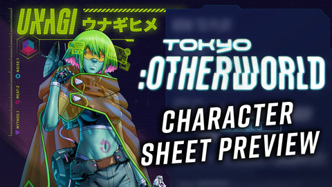 Tokyo:Otherworld Character Sheet Preview  | City of Mist Tabletop RPG (TTRPG)