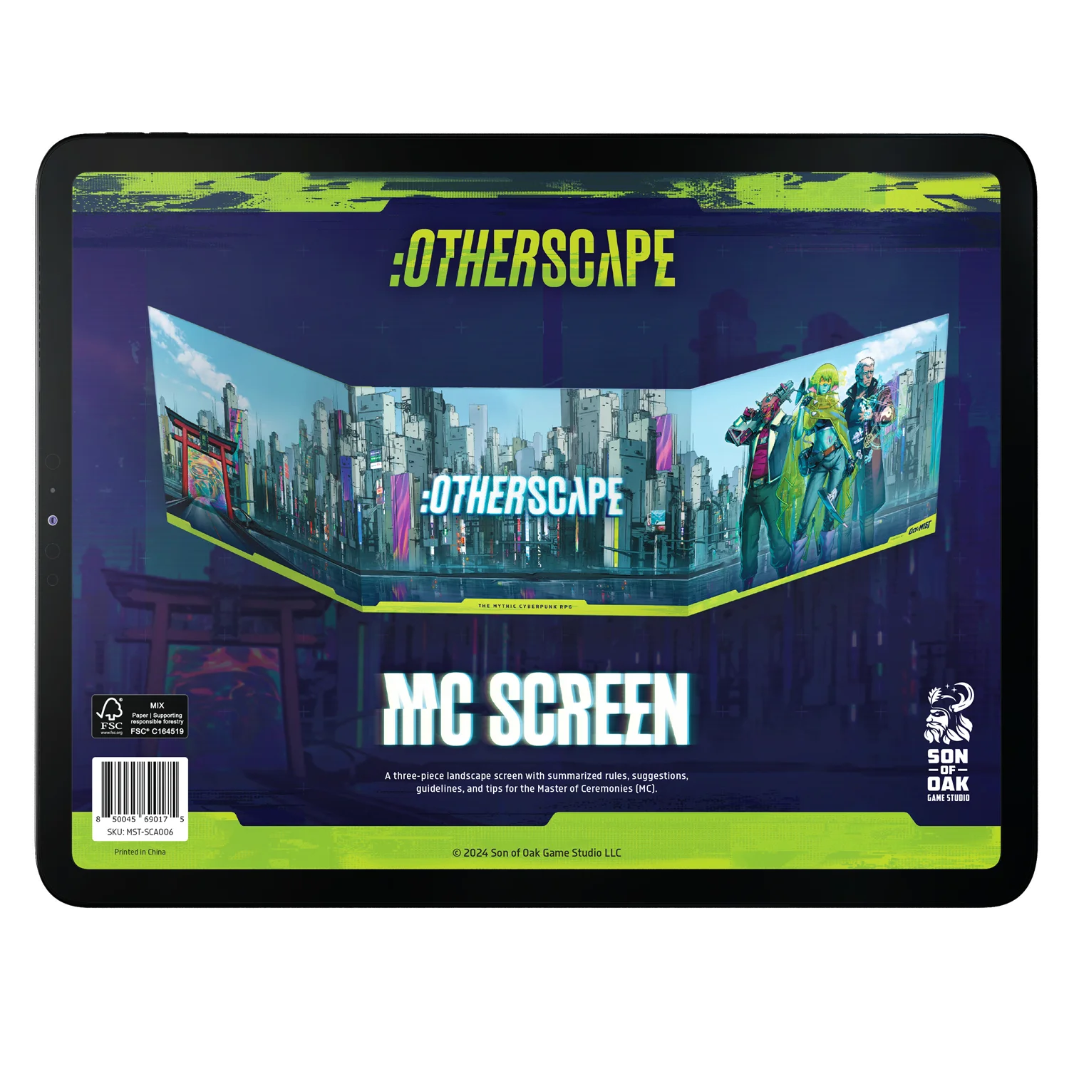 MC Screen (PDF) | :Otherscape Tabletop RPG (TTRPG) – City of Mist