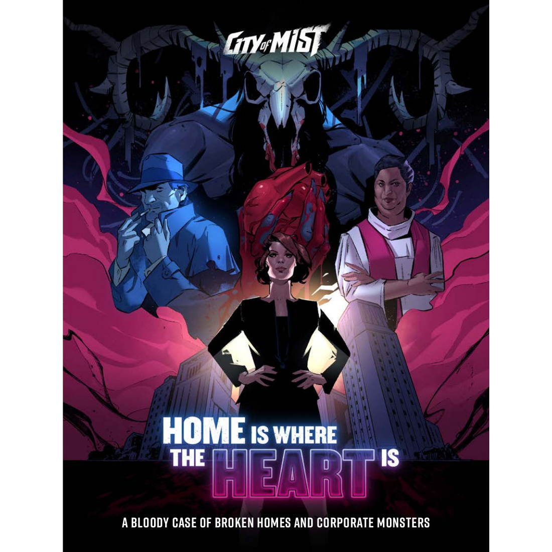 Home Is Where The Heart Is City of Mist Tabletop RPG (TTRPG)